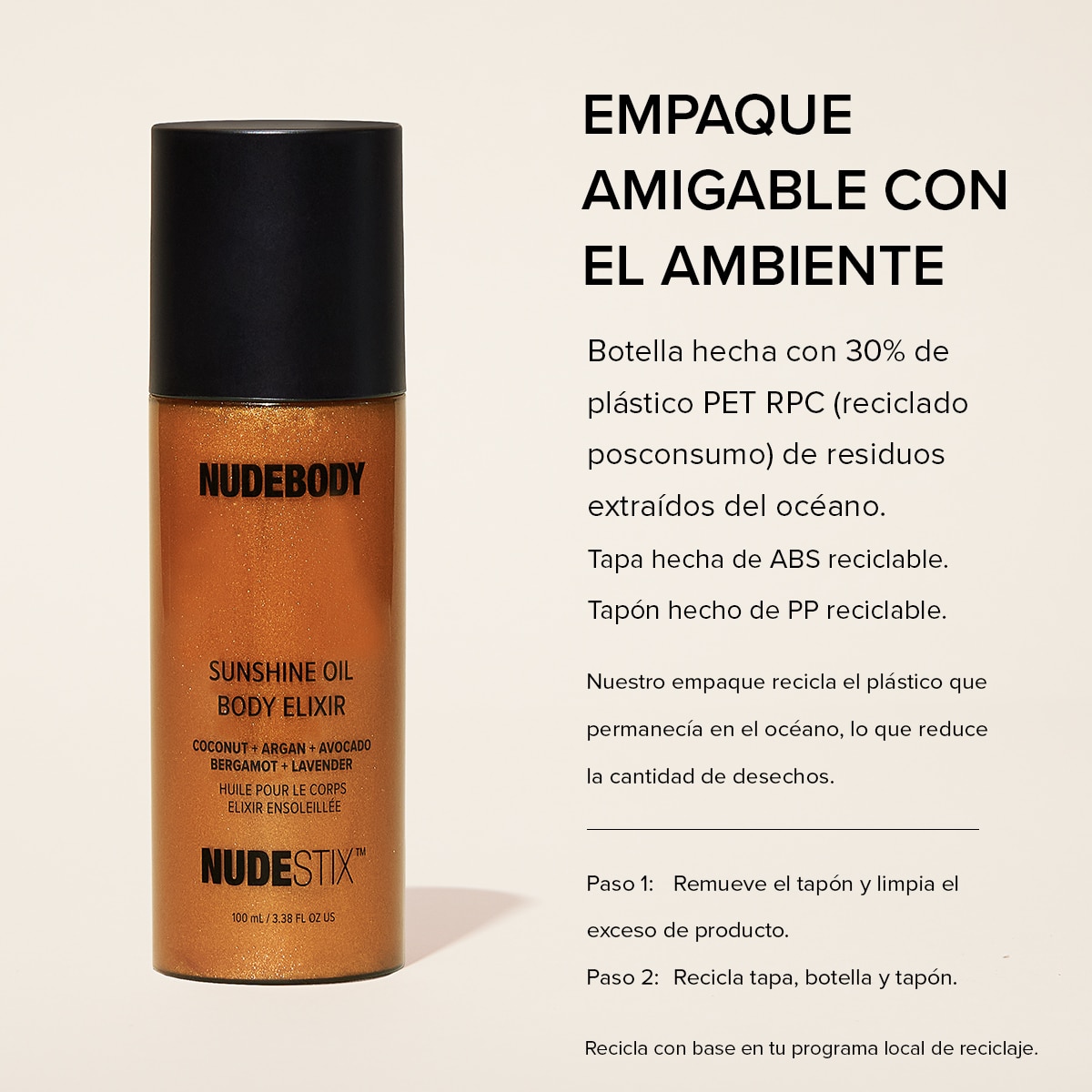 NUDEBODY SUNSHINE OIL BODY ELIXIR (ACEITE BRONCEADOR)